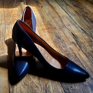 Calvin Klein pointed toe heels